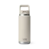 Rambler 26 oz C Straw Bottle Cape Taupe